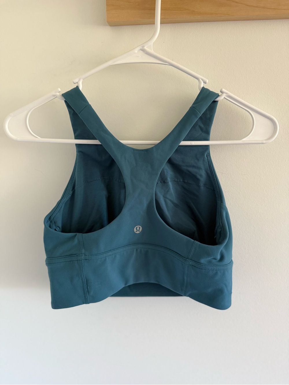 Lululemon Wunder Train Longline Bra Medium Support Capture Blue , Size 8 - Picture 2 of 6